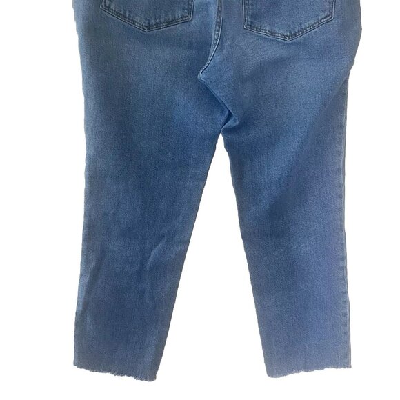 J.Crew Essential Straight Jeans Womens Size 31 Button-Fly Frayed Hem - Picture 7 of 13